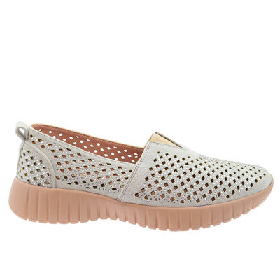 Туфлі жіночі ажурні на плоскій підошві