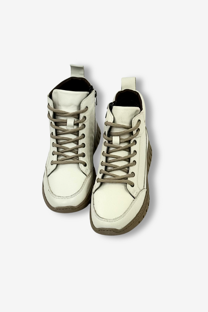 Сині ажурні туфлі на зав'язках