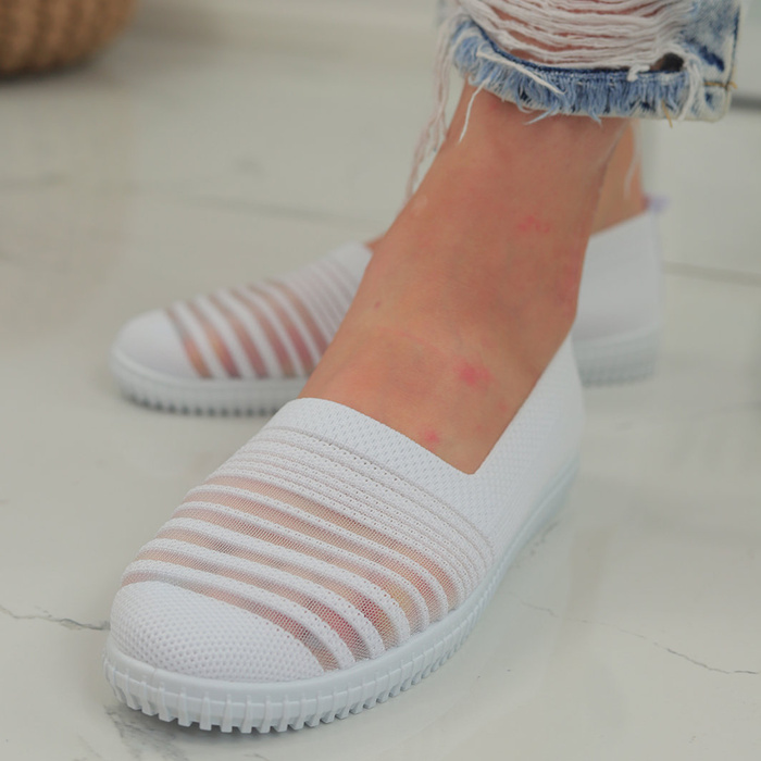 Tenisówki damskie białe