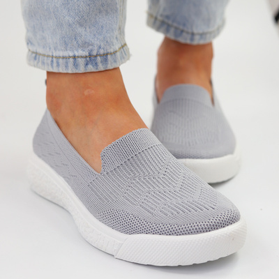 Сірі сліпони з візерунками Skotnicki