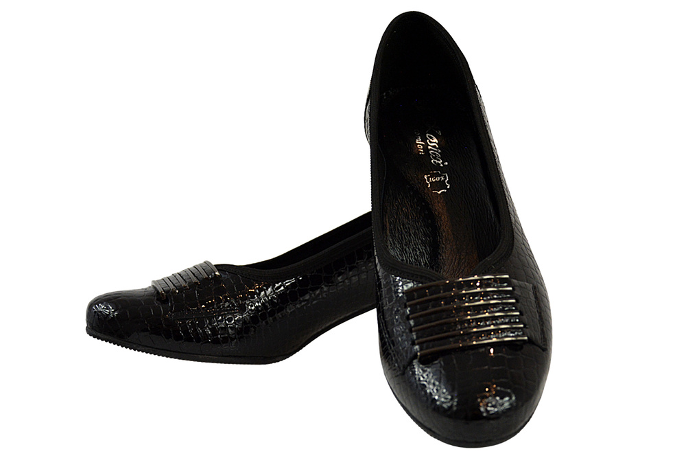 Чорні туфлі на високих підборах KOSTEX 2205 D3525