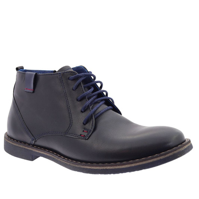 Чорні шкіряні туфлі на шнурівці та блискавці, плоскі Нікополь