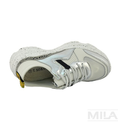 T. Sokolski Кросівки FLY W20-05 біло-сріблясті