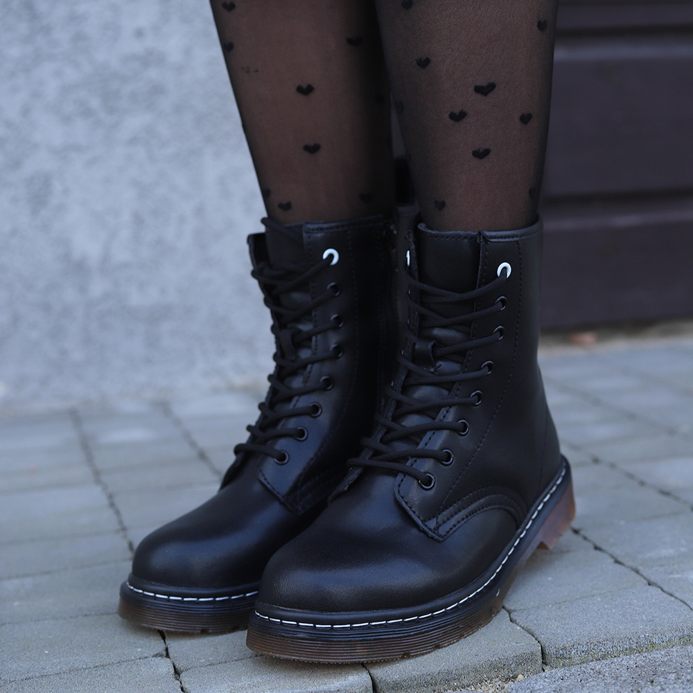 Чорні шкіряні черевики Filippo