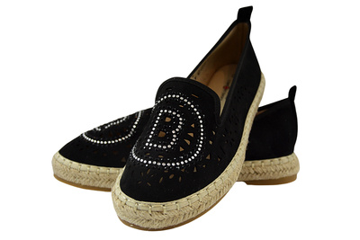 Espadryle S. Barski 33150 czarne