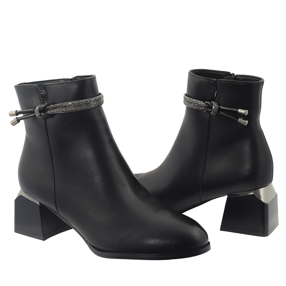 Чорні ботильйони з колодкою Потоцького