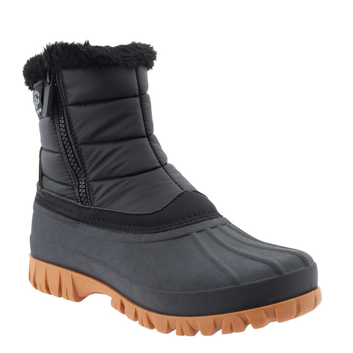 Жіночі чорні утеплені зимові черевики Lee Cooper на блискавці