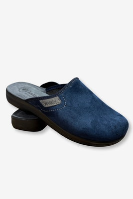 Kapcie męskie domowe granatowe wsuwane