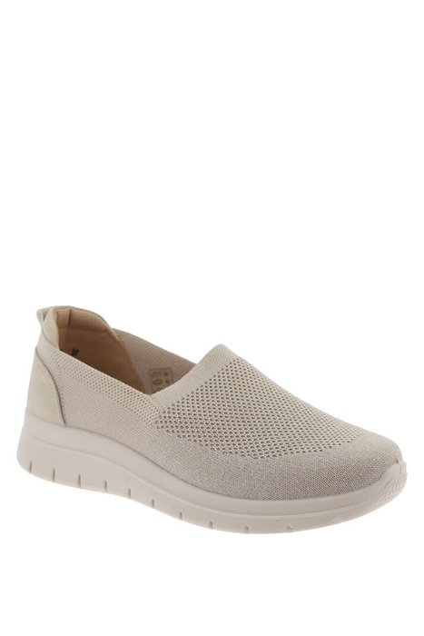 Tenisówki damskie beżowe wsuwane