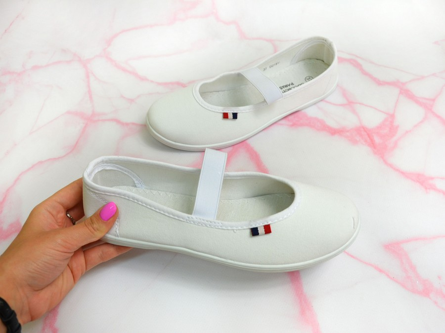 Czeszki tenisówki damskie białe DD1911