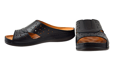 Klapki Boccato 044.315 czarne