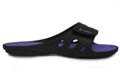 В'єтнамки Rider на липучці фіолетово-чорні 80923-22617