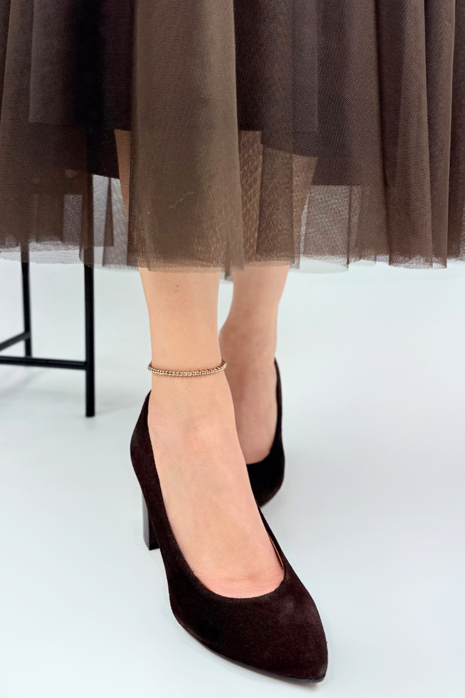 Чорні шкіряні сліпони