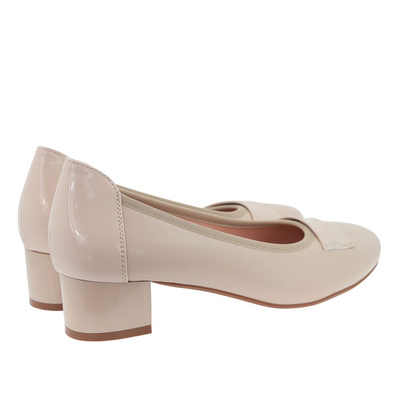 Бежеві човники з блоком Potocki 