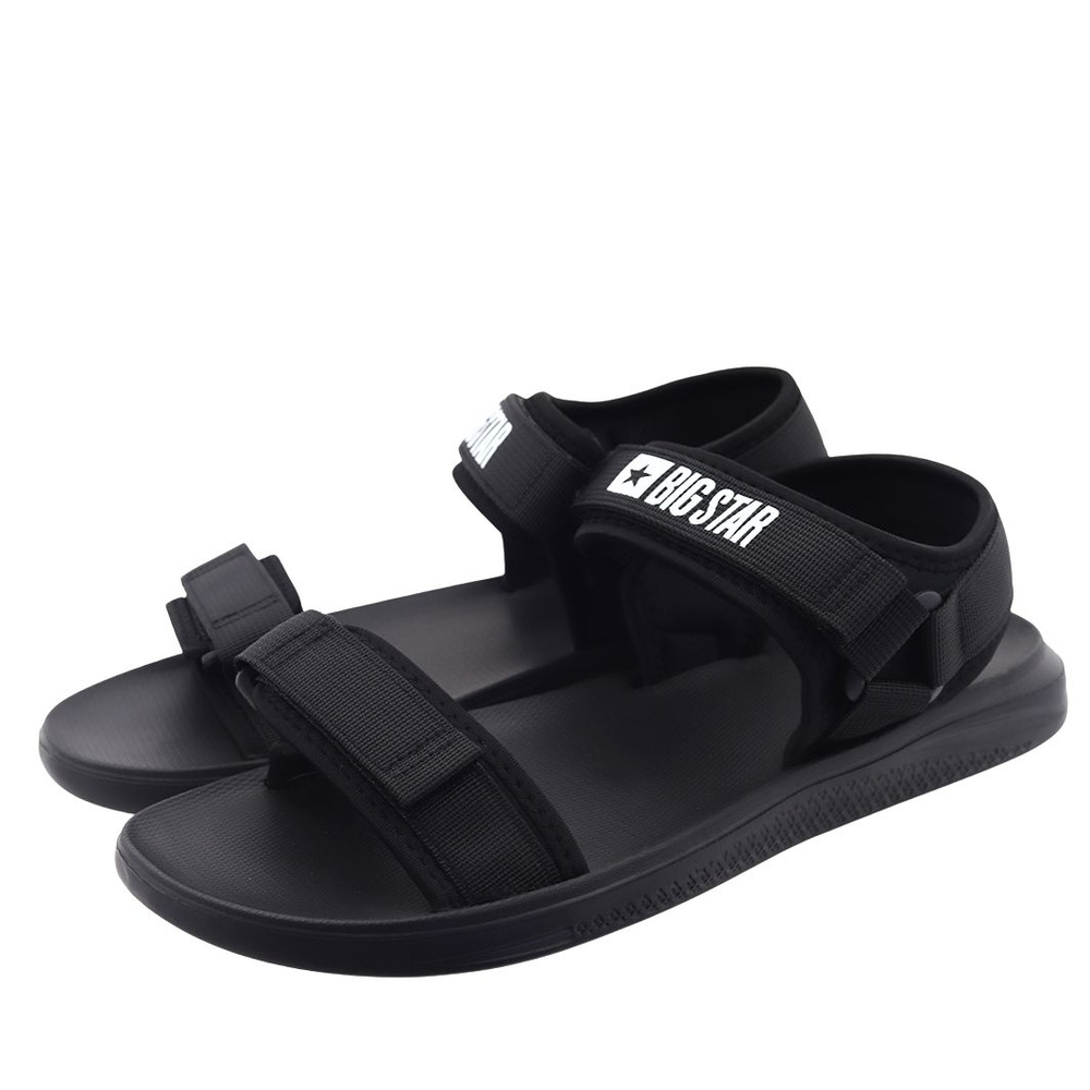 Чорні чоловічі спортивні босоніжки Big Star
