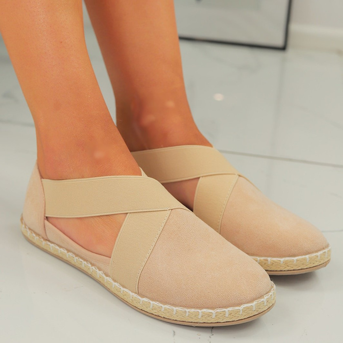 Жіночі бежеві еспадрільї Новини