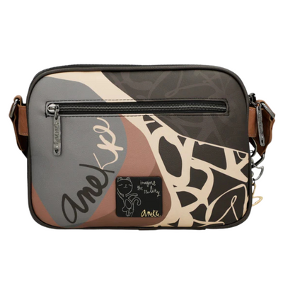 Маленька коричнева сумка на три відділення Anekke Heartbeat