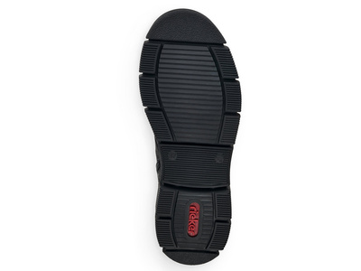 Trapery RIEKER X3410-00 czarne sznurowane