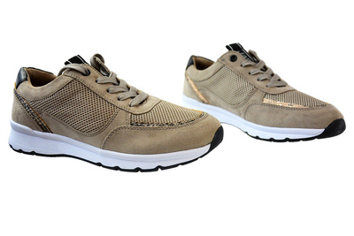 Sneakersy Jana 8-23663-28 231 beżowe
