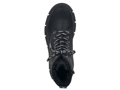 Trapery RIEKER X3410-00 czarne sznurowane