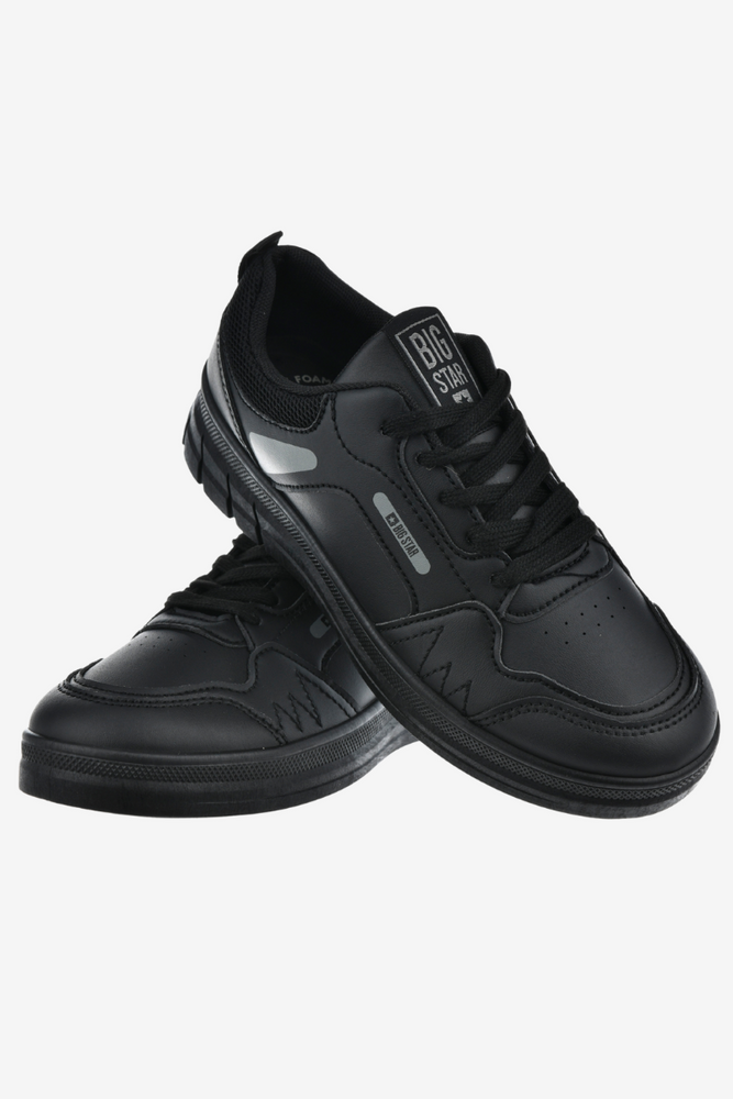 Czarne sneakersy damskie z ekoskóry Big Star