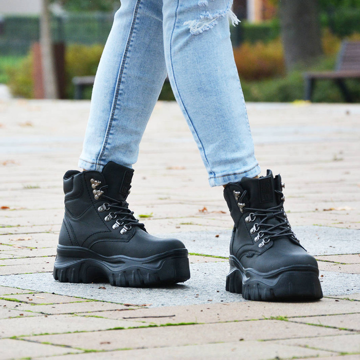 Чоботи жіночі Big Star KK274368 чорні