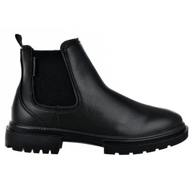 Botki męskie sztyblety czarne wsuwane 