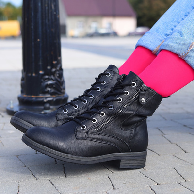 Чорні ботильйони Tamaris