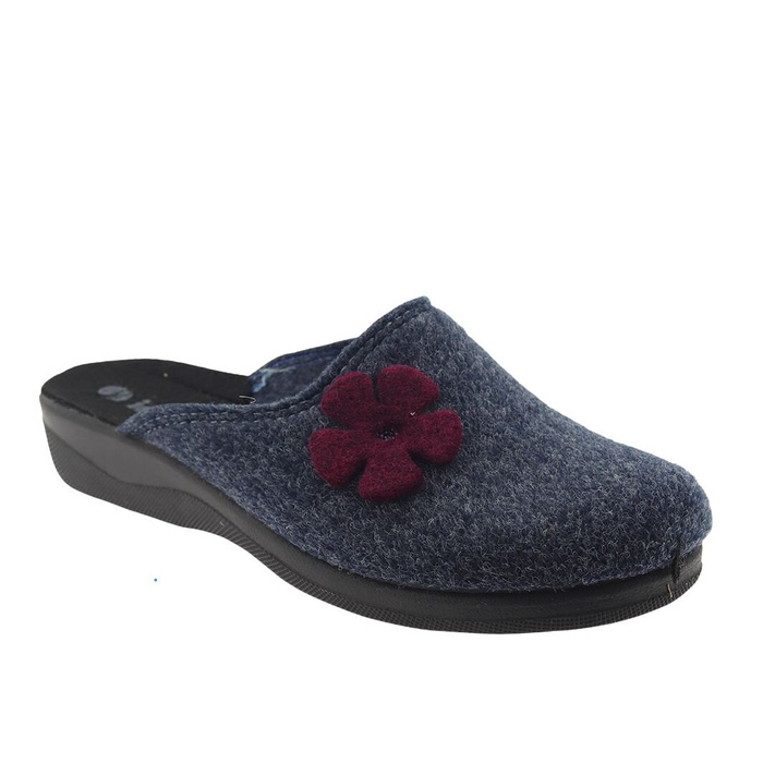 Жіночі сіро-блакитні повстяні тапочки Inblu