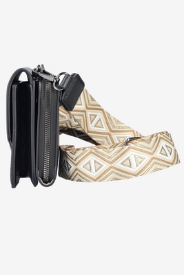 Велика бежева шкіряна сумка Ryłko