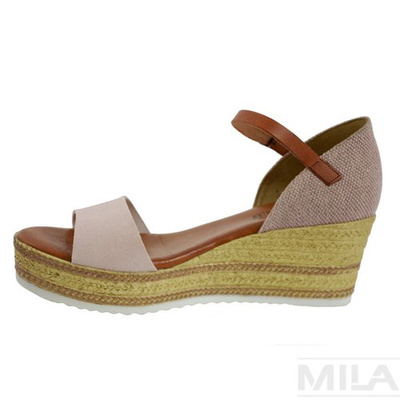 Босоніжки на танкетці PORRONET POR 2438 ROSA