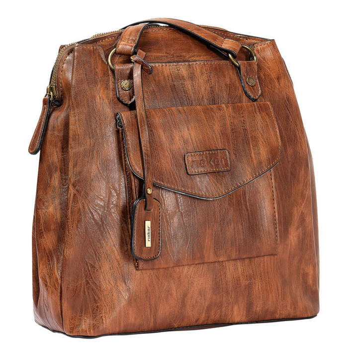 Жіночий міський коричневий рюкзак Rieker