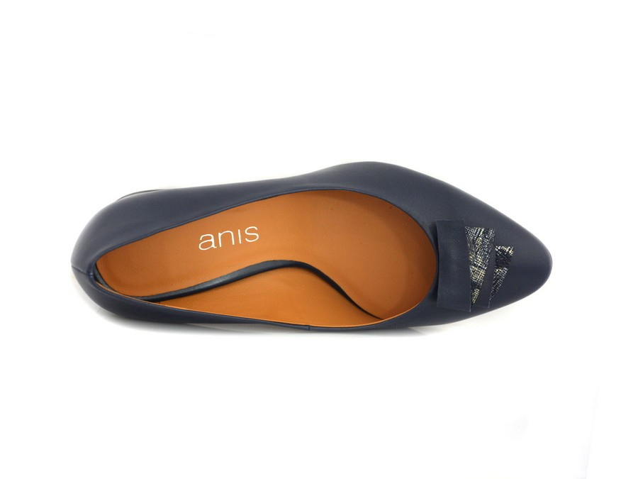 Темно-сині туфлі ANIS 3785