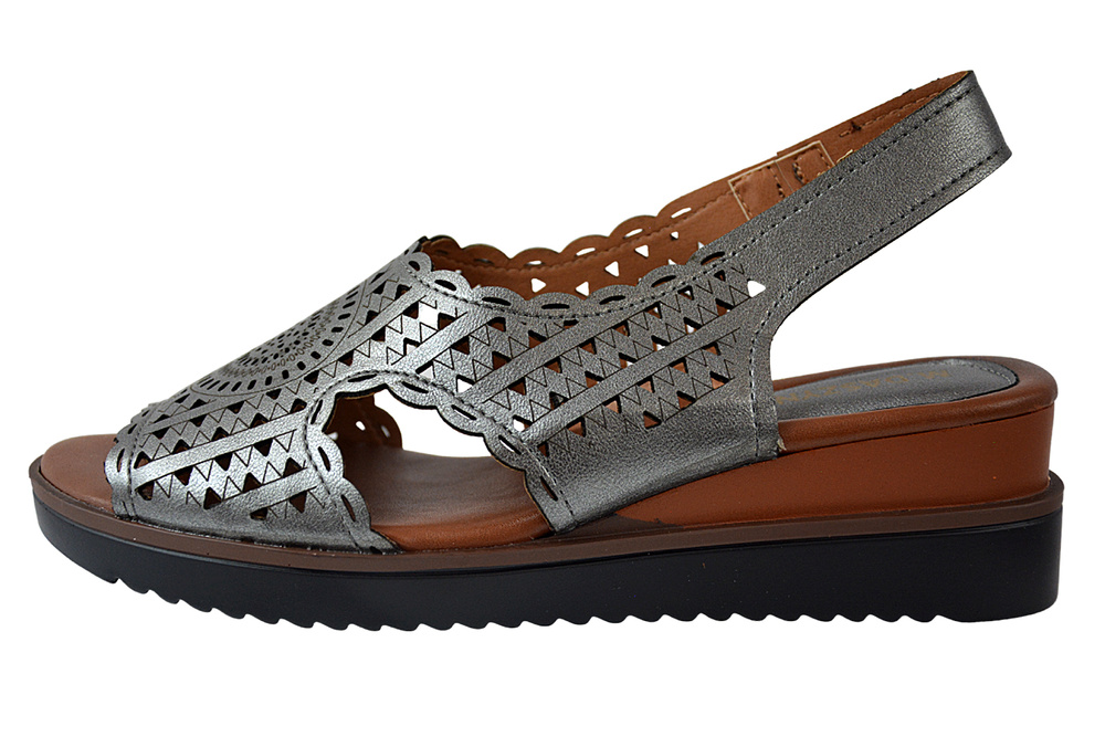 Sandały M. Daszyński MR1838-21 srebrne