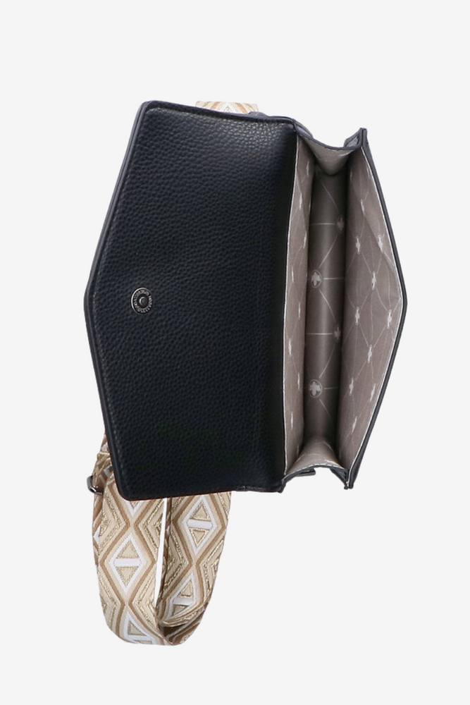 Велика бежева шкіряна сумка Ryłko