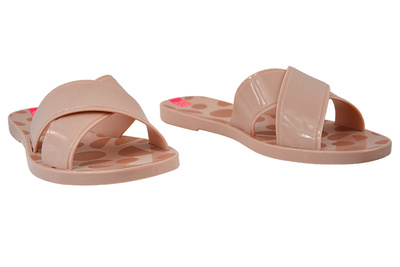 Klapki Zaxy 18405 beżowe