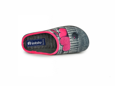 Obuwie domowe damskie INBLU EC000061 szare