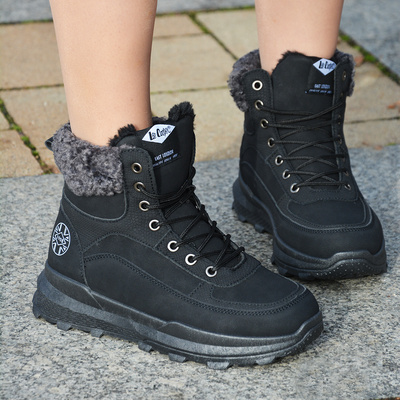 Чорні утеплені черевики Lee Cooper LCJ-22-44-1362