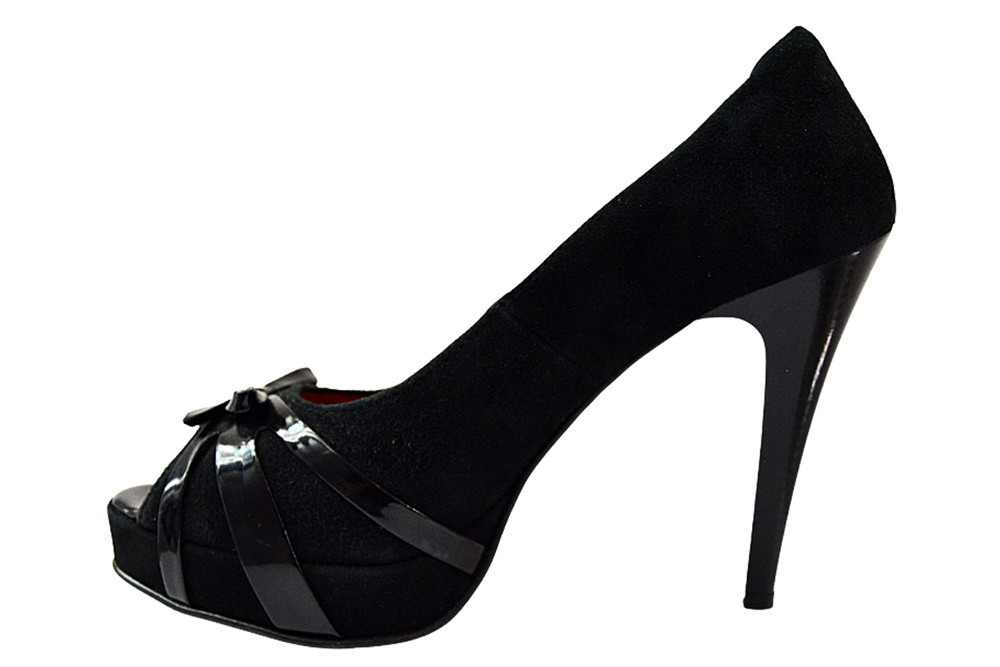 Czółenka Lewski 2037 czarne