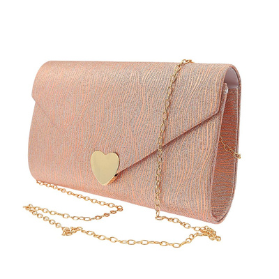 Piękna kopertówka wizytowa w kolorze miedzianym