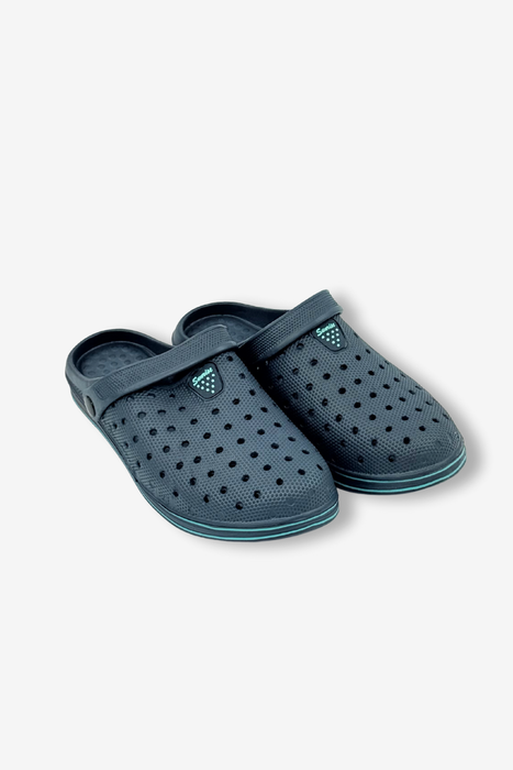 Męskie granatowe klapki basenowe typu crocsy