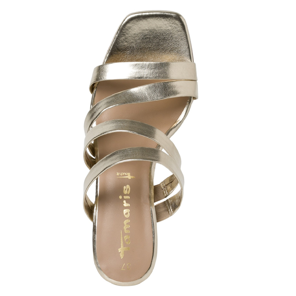 Klapki Tamaris 1-27221-20 909 jasnozłote 