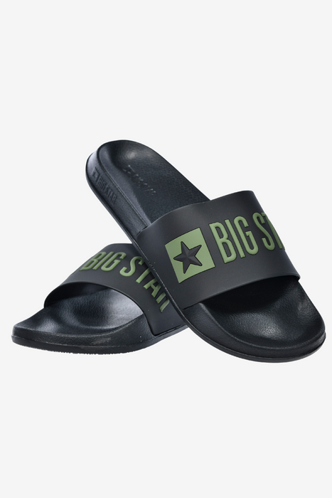 Чоловічі гумові шльопанці Big Star темно-синього кольору