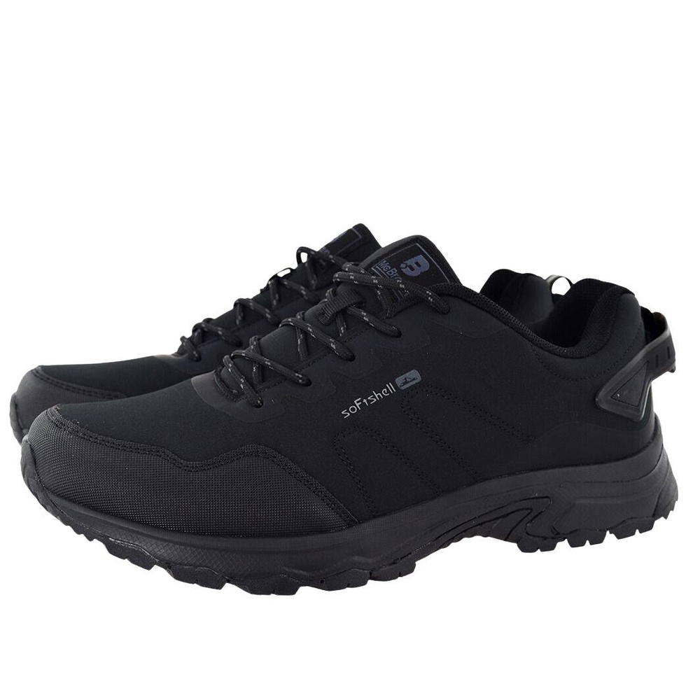 Męskie buty trekkingowe czarne McBraun