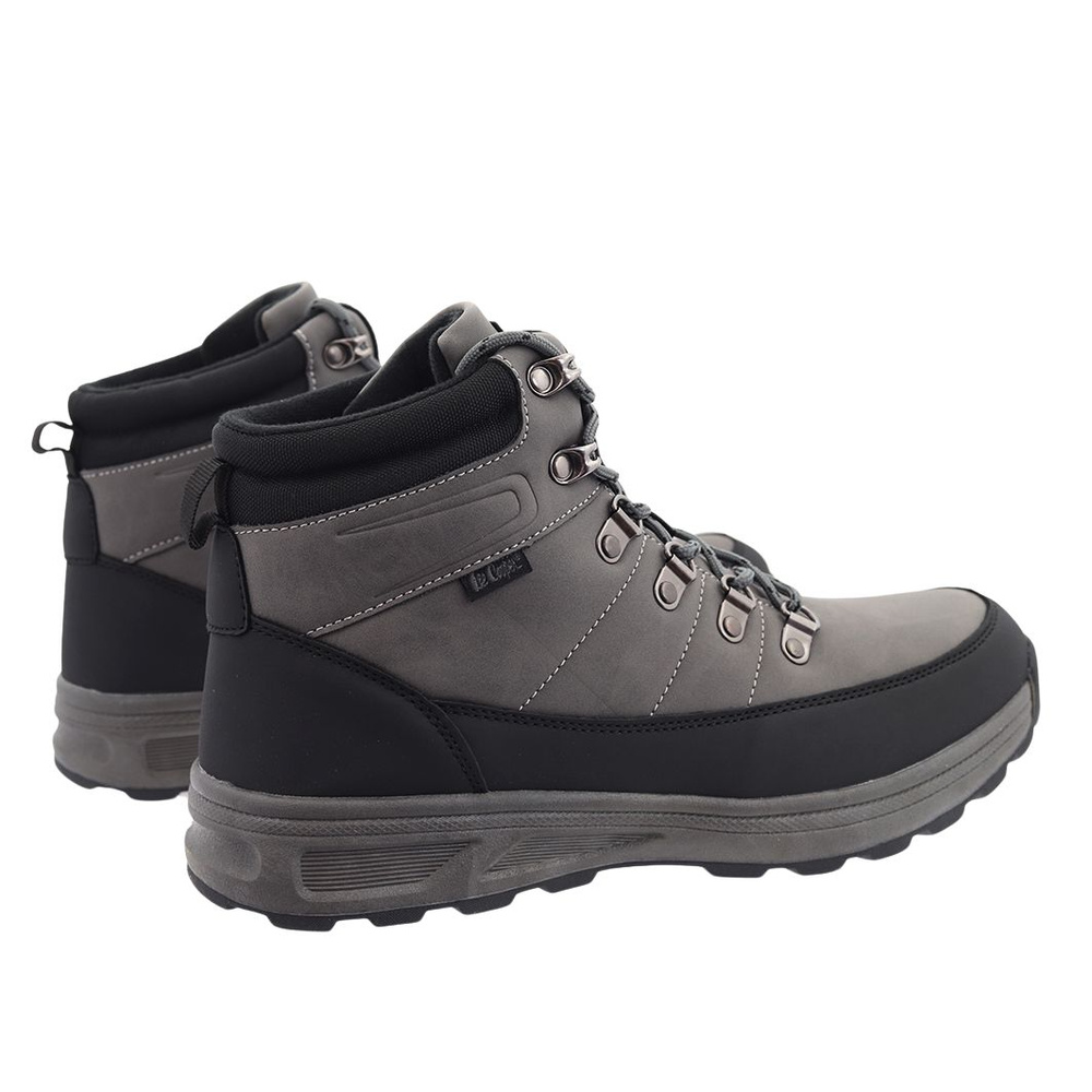 Trekkingi męskie szare sznurowane Lee Cooper