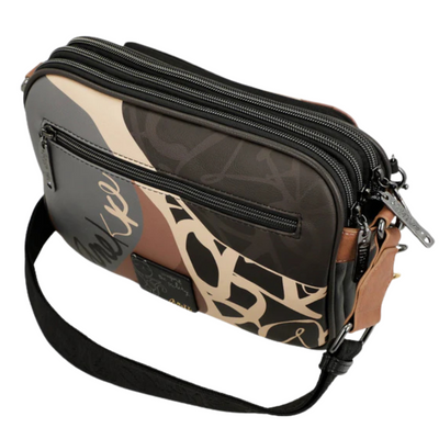 Маленька коричнева сумка на три відділення Anekke Heartbeat