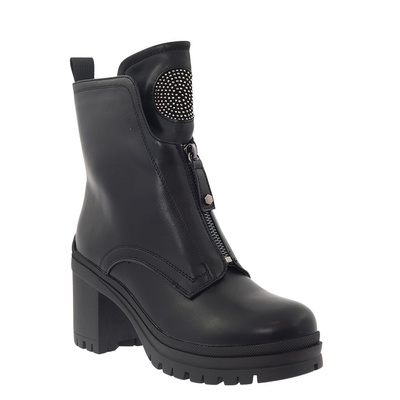 Vnceza чорні ботильйони на високих підборах