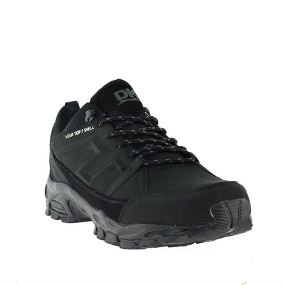 Чорні чоловічі трекінгові штани на шнурівці 