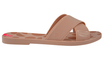 Klapki Zaxy 18405 beżowe