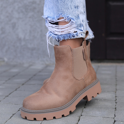 Бежеві черевики челсі Big Star